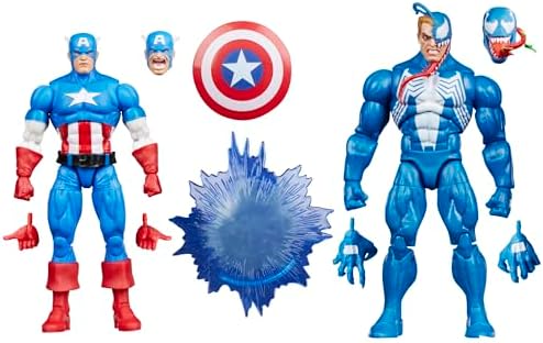 Marvel Legends Series America vs Venom Retro Video Game Toys