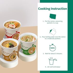 High Protein (32g) Instant Ramen Soup