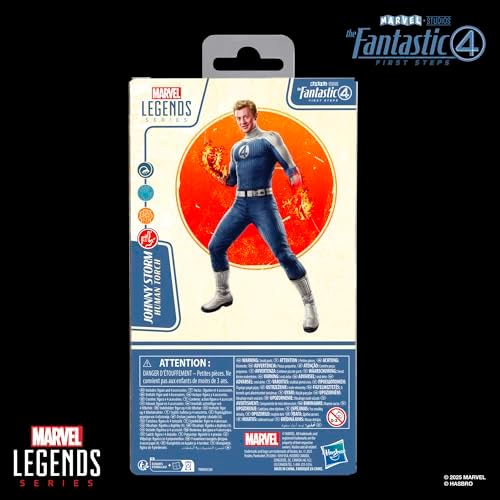 Marvel Legends Series Johnny Storm Figure Toy - Image 12