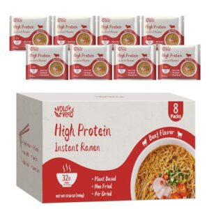 High Protein (32g) Instant Ramen Noodles Spicy Beef