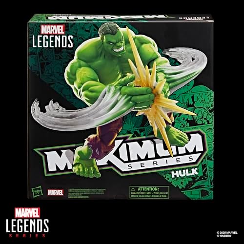 Marvel Legends Maximum Series Hulk, Deluxe Hulk Comics Toys - Image 12