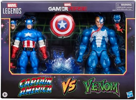 Marvel Legends Series America vs Venom Retro Video Game Toys - Image 3