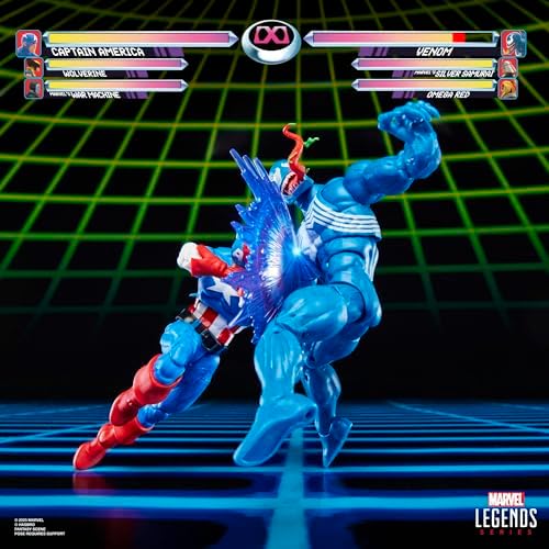 Marvel Legends Series America vs Venom Retro Video Game Toys - Image 5