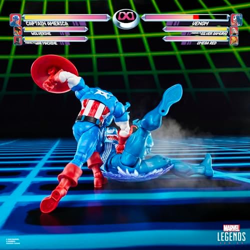 Marvel Legends Series America vs Venom Retro Video Game Toys - Image 9