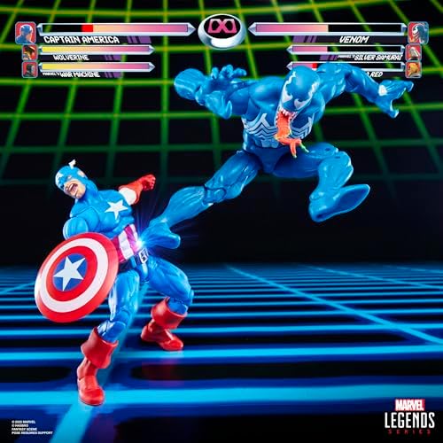 Marvel Legends Series America vs Venom Retro Video Game Toys - Image 6