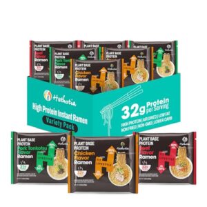 High-Protein Instant Ramen Chicken, Beef