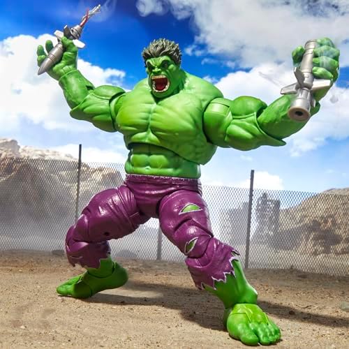 Marvel Legends Maximum Series Hulk, Deluxe Hulk Comics Toys - Image 5